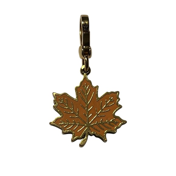 Juicy Couture Charm Maple Orange Leaf Vintage YJRU2269 Rare